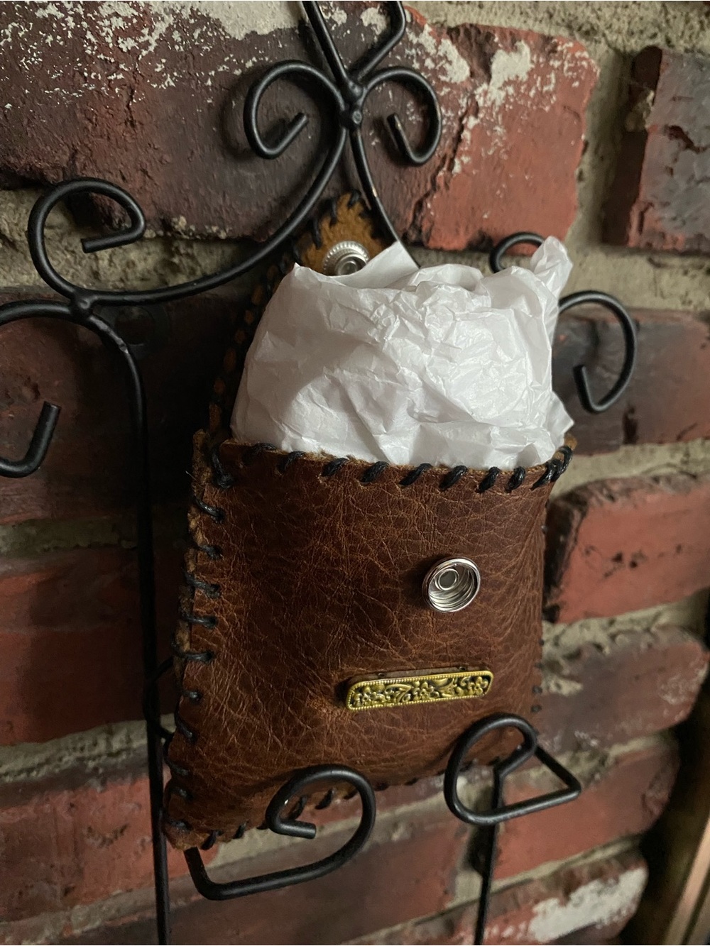 Brown Leather Pouch